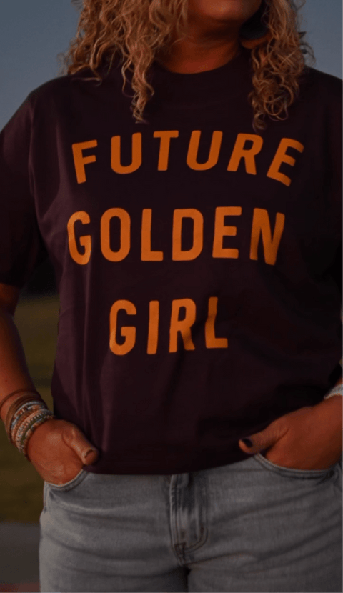 Future Golden Girl | Boxy T-Shirt | Ruby’s Rubbish® - Ruby's Rubbish Wholesale