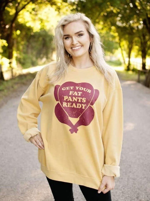 Get Your Fat Pants Ready | Seasonal Sweatshirt | Ruby’s Rubbish® - Ruby's Rubbish Wholesale