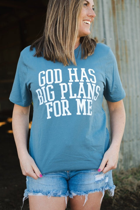 God Has Big Plans | Chirstian T-Shirt | Ruby’s Rubbish® - Ruby's Rubbish Wholesale