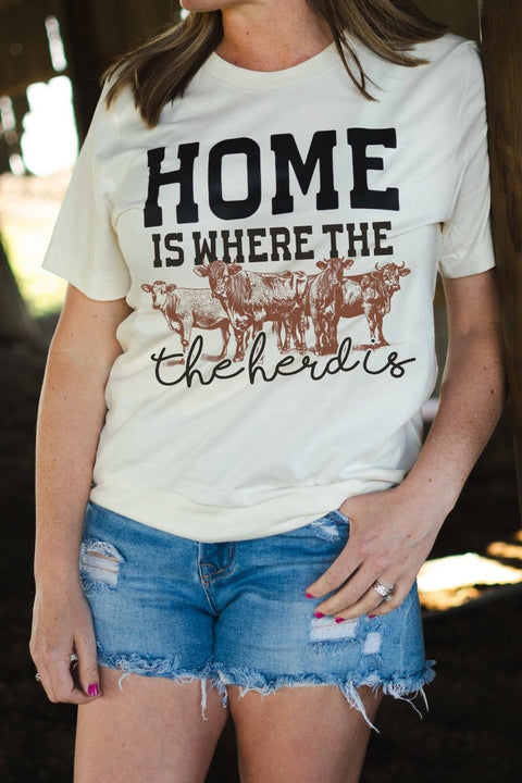 Home is Where the Herd Is | Southern T-Shirt | Ruby’s Rubbish® - Ruby's Rubbish Wholesale
