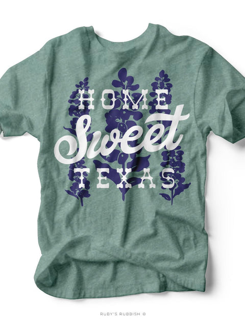 Home Sweet Texas | State T-Shirt | Ruby’s Rubbish® - Ruby's Rubbish Wholesale