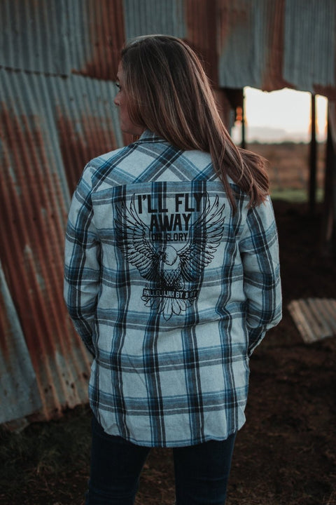 I'll Fly Away | Flannel | Ruby's Rubbish© - Ruby's Rubbish Wholesale