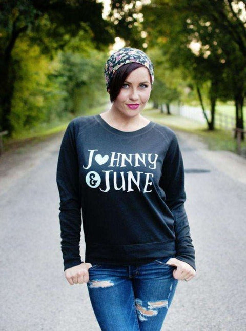 Johnny and June | Women’s Sweatshirt | Ruby’s Rubbish® - Ruby's Rubbish Wholesale