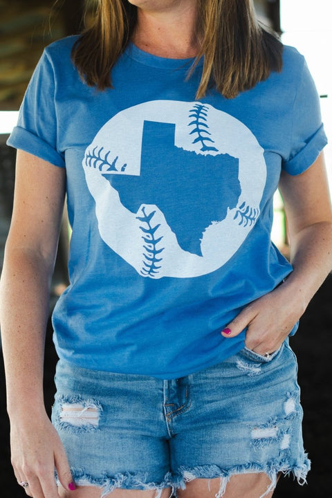 Lone Star Baseball I Game Day T-Shirt | Ruby’s Rubbish® - Ruby's Rubbish Wholesale