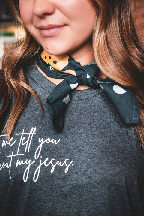 Midnight Bloom 002 | Navy & Yellow Bandana | Ruby's Rubbish - Ruby's Rubbish Wholesale
