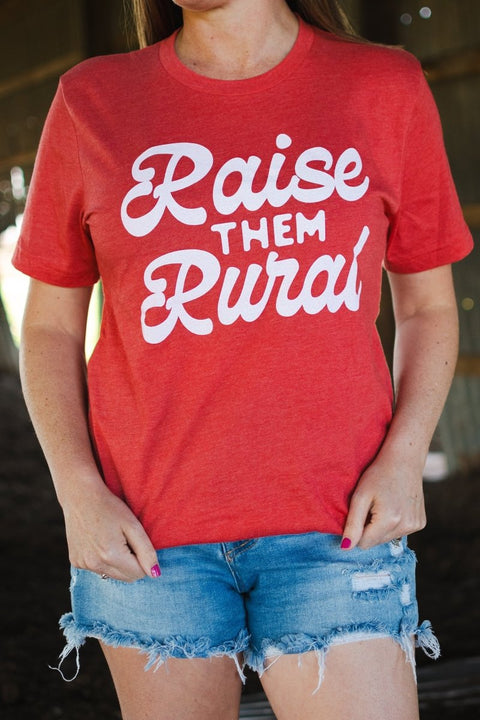 Raise Them Rural | Southern T-Shirt | Ruby’s Rubbish® - Ruby's Rubbish Wholesale