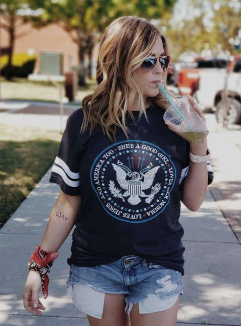 She's A Good Girl | Seasonal Ringer | Ruby’s Rubbish® - Ruby's Rubbish Wholesale