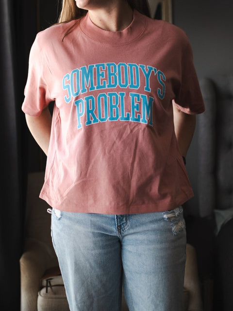 Somebody's Problem | Boxy T-Shirt | Ruby’s Rubbish® - Ruby's Rubbish Wholesale