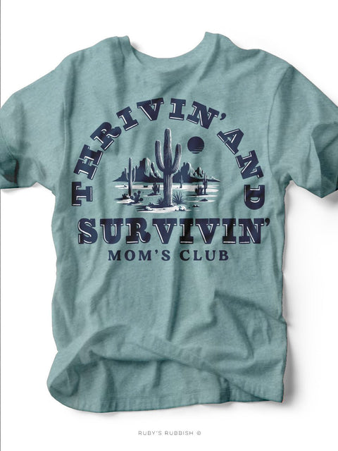 Thriving & Surviving | Mom T-Shirt | Ruby’s Rubbish® - Ruby's Rubbish Wholesale