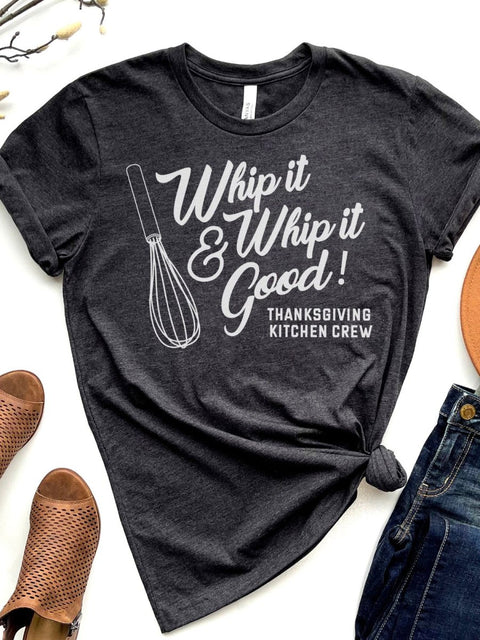 Whip It! Whip It Good! | Seasonal T-Shirt | Ruby’s Rubbish® - Ruby's Rubbish Wholesale