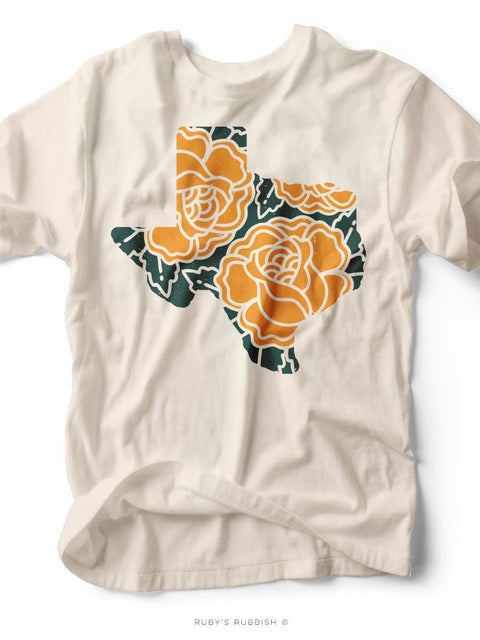 Yellow Rose TX | Southern T-Shirt | Ruby’s Rubbish® - Ruby's Rubbish Wholesale