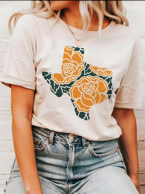 Yellow Rose TX | Southern T-Shirt | Ruby’s Rubbish® - Ruby's Rubbish Wholesale