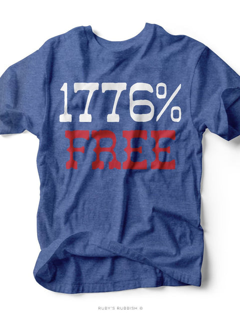 1776% FREE | Seasonal T-Shirt | Ruby’s Rubbish® - Ruby's Rubbish Wholesale