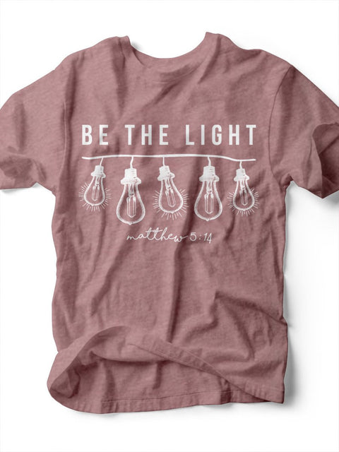 Be the Light | Kid's T-Shirt | Ruby’s Rubbish® - Ruby's Rubbish Wholesale