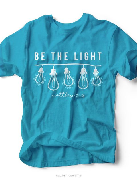 Be the Light | Kid's T-Shirt | Ruby’s Rubbish® - Ruby's Rubbish Wholesale