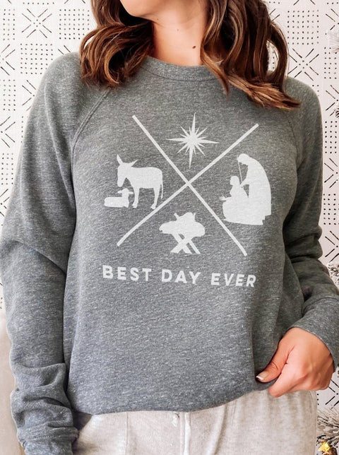 Best Day Ever (Christmas) | Women’s Sweatshirt| Ruby’s Rubbish® - Ruby's Rubbish Wholesale