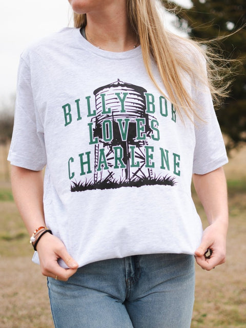 Billy Bob Loves Charlene| Southern T-Shirt | Ruby’s Rubbish® - Ruby's Rubbish Wholesale