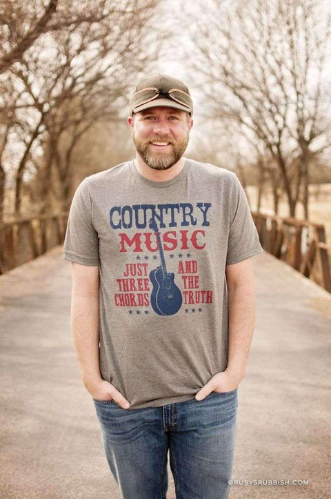 Country Music | Men's Southern T-Shirt | Ruby’s Rubbish® - Ruby's Rubbish Wholesale