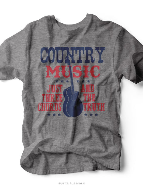 Country Music | Men's Southern T-Shirt | Ruby’s Rubbish® - Ruby's Rubbish Wholesale