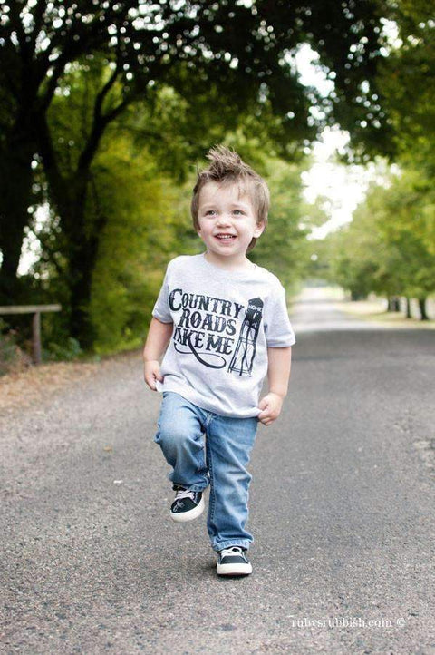 Country Roads | Kid's T-Shirt | Ruby’s Rubbish® - Ruby's Rubbish Wholesale