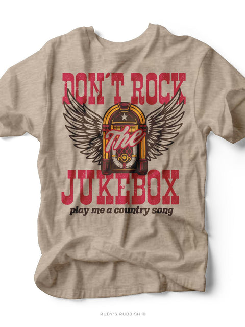 Don't Rock the Jukebox | Western T-Shirt | Ruby’s Rubbish® - Ruby's Rubbish Wholesale