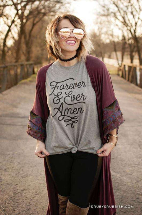 Forever & Ever Amen | Southern T-Shirt | Ruby’s Rubbish® - Ruby's Rubbish Wholesale