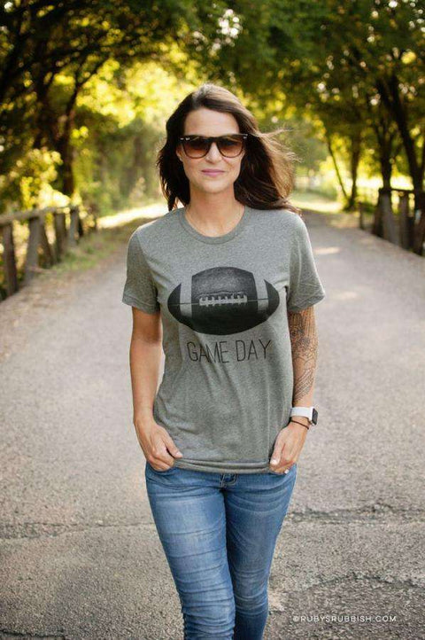 Game Day Football | Game Day T-Shirt | Ruby’s Rubbish® - Ruby's Rubbish Wholesale