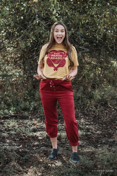 Get Your Fat Pants Ready | Seasonal T-Shirt | Ruby’s Rubbish® - Ruby's Rubbish Wholesale