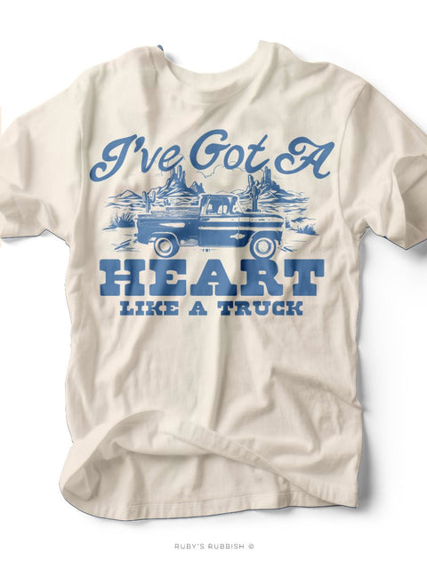 Heart Like a Truck | Southern T-Shirt | Ruby’s Rubbish® - Ruby's Rubbish Wholesale