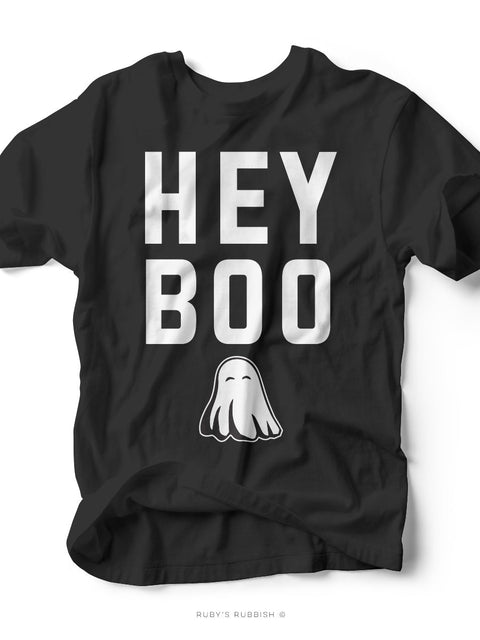 Hey Boo | Seasonal T-Shirt | Ruby’s Rubbish® - Ruby's Rubbish Wholesale