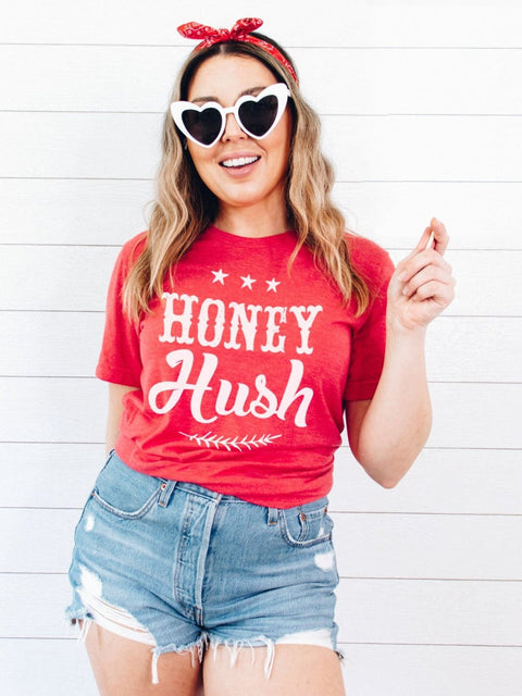 Honey Hush | Southern T-Shirt | Ruby’s Rubbish® - Ruby's Rubbish Wholesale