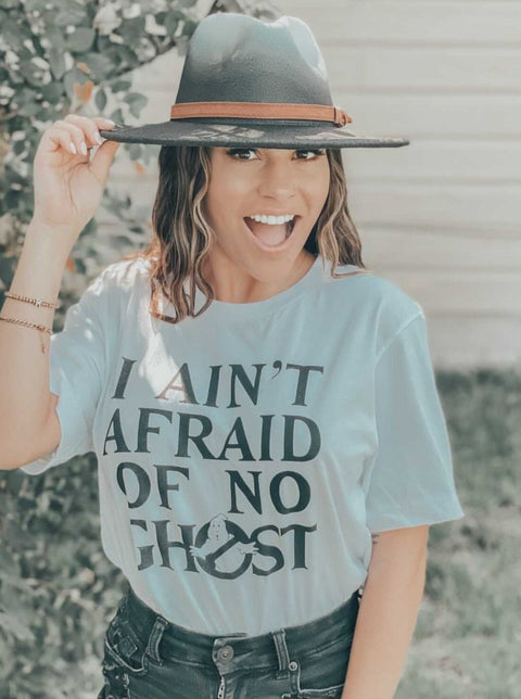 I Ain't Afraid of No Ghost | Seasonal T-Shirt | Ruby’s Rubbish® - Ruby's Rubbish Wholesale