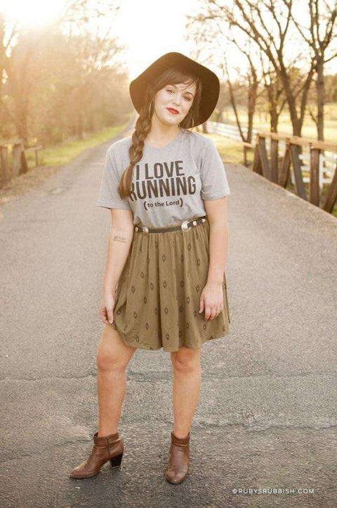 I Love Running (to the Lord) | Christian T-Shirt | Ruby’s Rubbish® - Ruby's Rubbish Wholesale