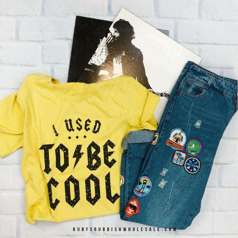 I Used to Be Cool | Vintage T-Shirt | Ruby’s Rubbish® - Ruby's Rubbish Wholesale