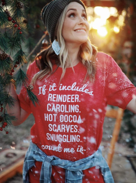 If it Includes (Christmas Edition) | Seasonal T-Shirt | Ruby’s Rubbish® - Ruby's Rubbish Wholesale