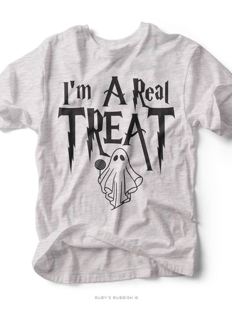 I'm a Real Treat | Seasonal T-Shirt | Ruby’s Rubbish® - Ruby's Rubbish Wholesale