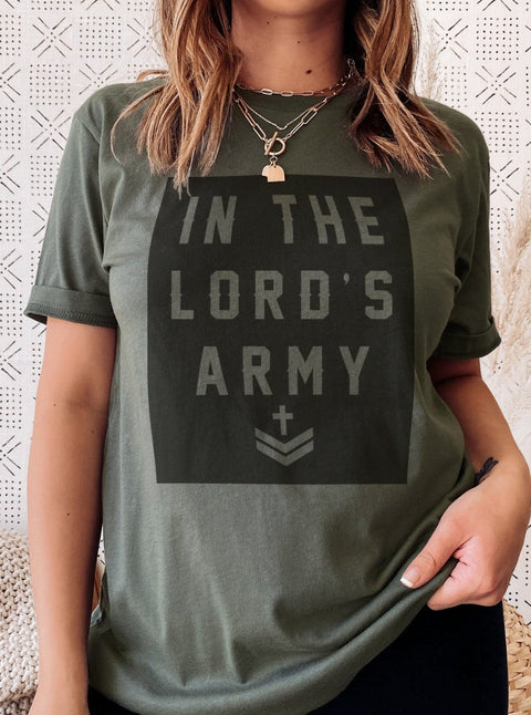 In the Lord's Army | Christian T-Shirt | Ruby’s Rubbish® - Ruby's Rubbish Wholesale