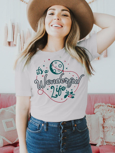 It's a Wonderful Life | Seasonal T-Shirt | Ruby’s Rubbish® - Ruby's Rubbish Wholesale