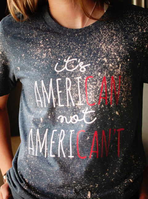 It's Ameri - Can not Ameri - Can't | Seasonal T-Shirt | Ruby’s Rubbish® - Ruby's Rubbish Wholesale