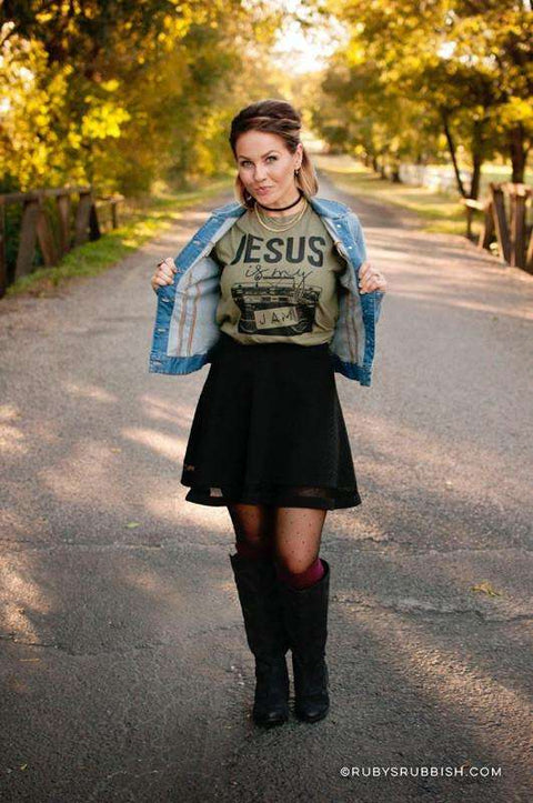 Jesus Is My Jam | Christian T-Shirt | Ruby’s Rubbish® - Ruby's Rubbish Wholesale