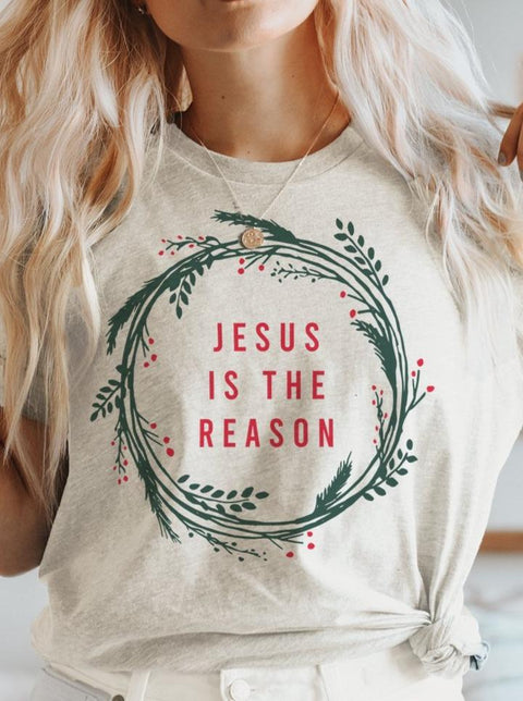 Jesus is the Reason | Seasonal T-Shirt | Ruby’s Rubbish® - Ruby's Rubbish Wholesale