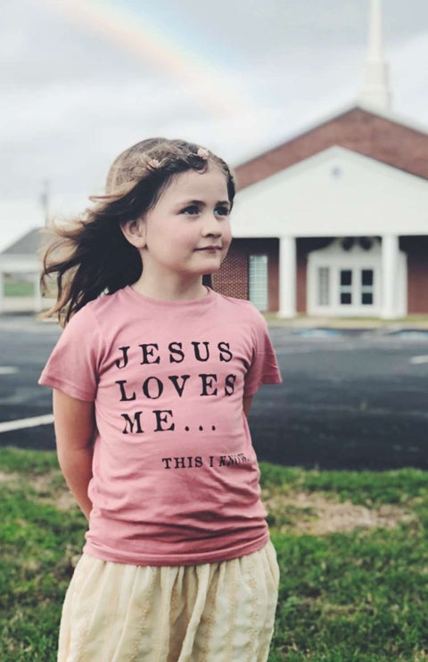 Jesus Loves Me | Kid's T-Shirt | Ruby’s Rubbish® - Ruby's Rubbish Wholesale