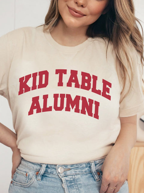 Kid Table Alumni | Seasonal T-Shirt | Ruby’s Rubbish® - Ruby's Rubbish Wholesale