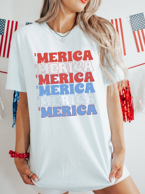 'Merica | Americana T-Shirt | Ruby’s Rubbish® - Ruby's Rubbish Wholesale