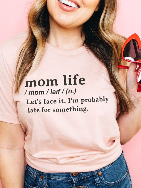 Mom Life | Women's T-Shirt | Ruby’s Rubbish® - Ruby's Rubbish Wholesale