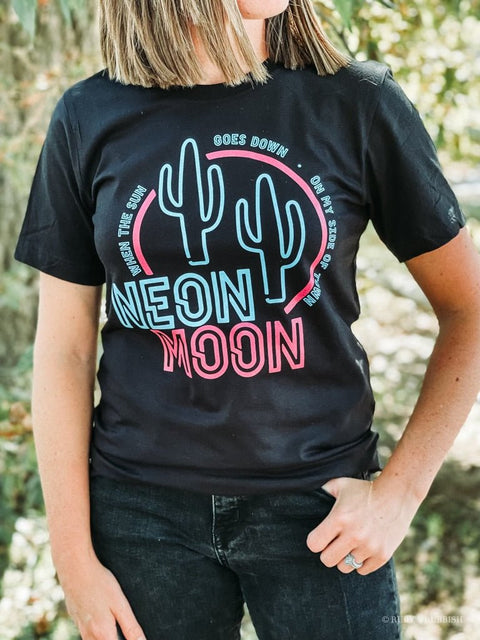 Neon Moon | Southern T-Shirt | Ruby’s Rubbish® - Ruby's Rubbish Wholesale