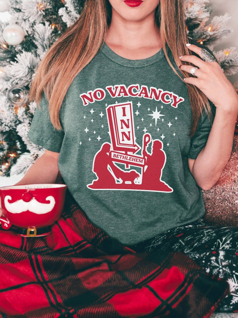 No Vacancy | Seasonal T-Shirt | Ruby’s Rubbish® - Ruby's Rubbish Wholesale