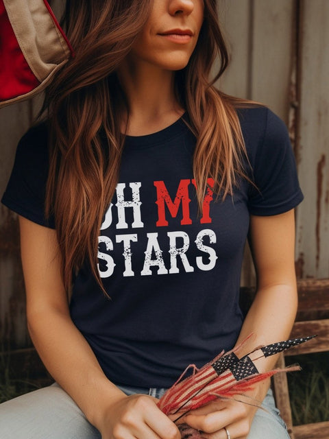 Oh My Stars | Seasonal T-Shirt | Ruby’s Rubbish® - Ruby's Rubbish Wholesale