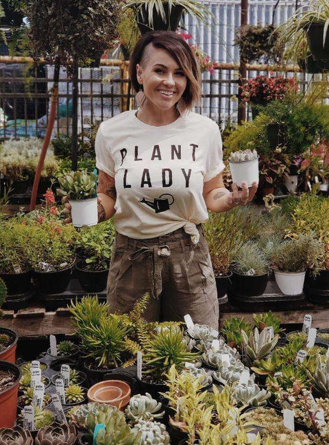 Plant Lady | Women’s T-Shirt | Ruby’s Rubbish® - Ruby's Rubbish Wholesale