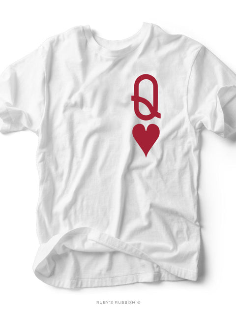 Queen of Hearts | Women’s T-Shirt | Ruby’s Rubbish® - Ruby's Rubbish Wholesale